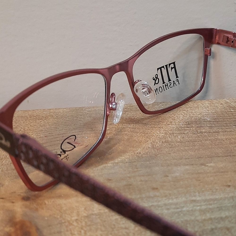 NEW Metal Rx'able Eyeglass Frame, women's lightweight glasses DEA 55 17 135 - Picture 3 of 6